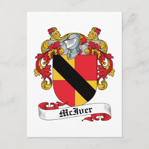McIver Family Crest Vykort