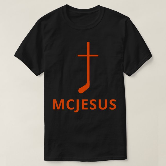McJesus Sticker T Shirt (Design framsida)