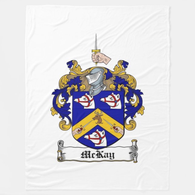 McKay Family Crest,Jacka av Arm Fleecefilt (Framsidan)