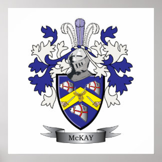 McKay Family Crest Jackar om Arm Poster