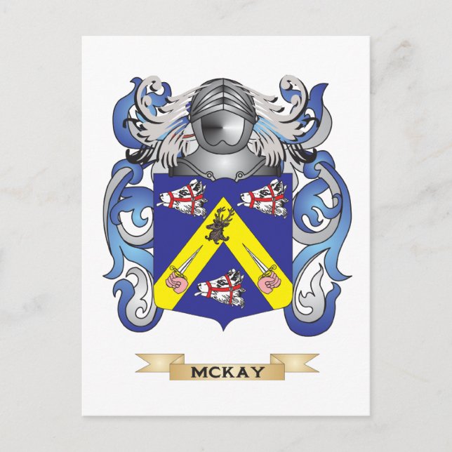 McKay Jackar om Arm (Family Crest) Vykort (Framsida)