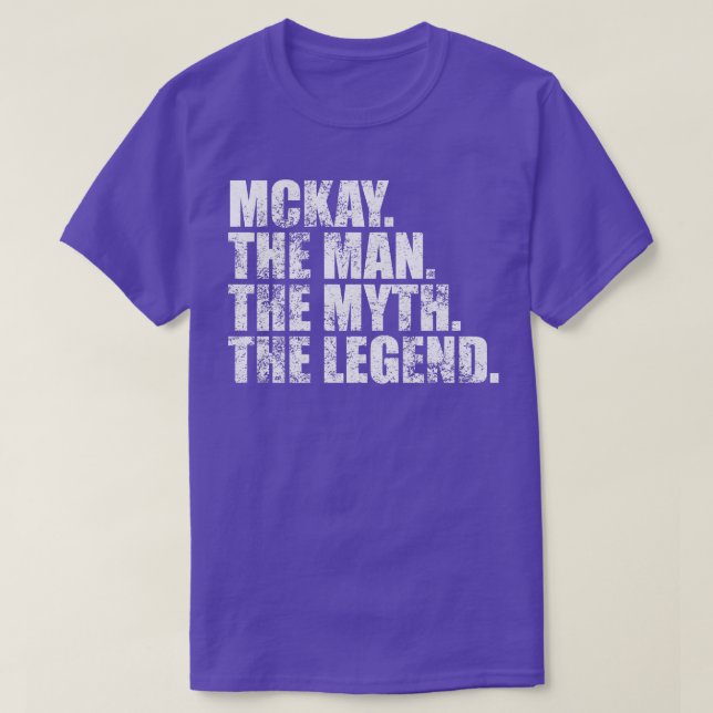 MckayMckay Family namn Mckay efternamn Mckay Surna T Shirt (Design framsida)