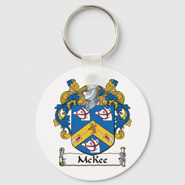 McKee Family Crest Nyckelring (Framsida)
