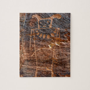Mckee fjädrar den Vernal petroglyphen - - Utah Pussel