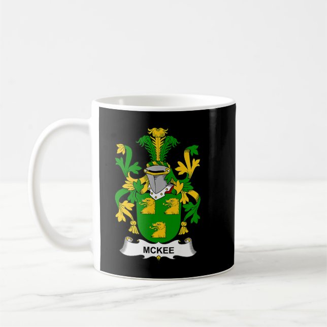 McKee Jackar om Arm Family Crest Kaffemugg (Vänster)