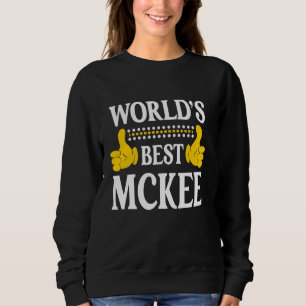 McKee Surname Funny Team Family Efternamn World's T Shirt