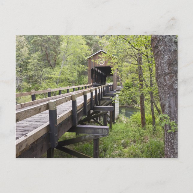 McKee täckta bro, Jacksonville, Oregon Vykort (Framsida)