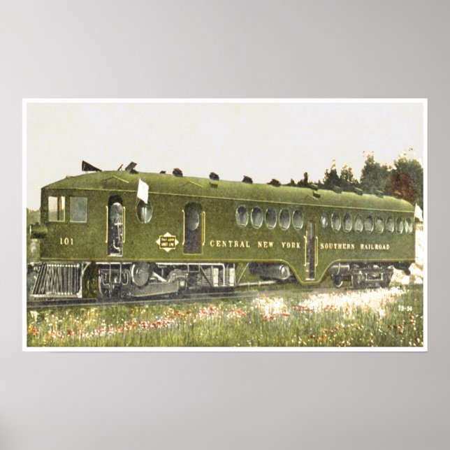 McKeen Gasoline Motor Car 101 Poster (Framsidan)