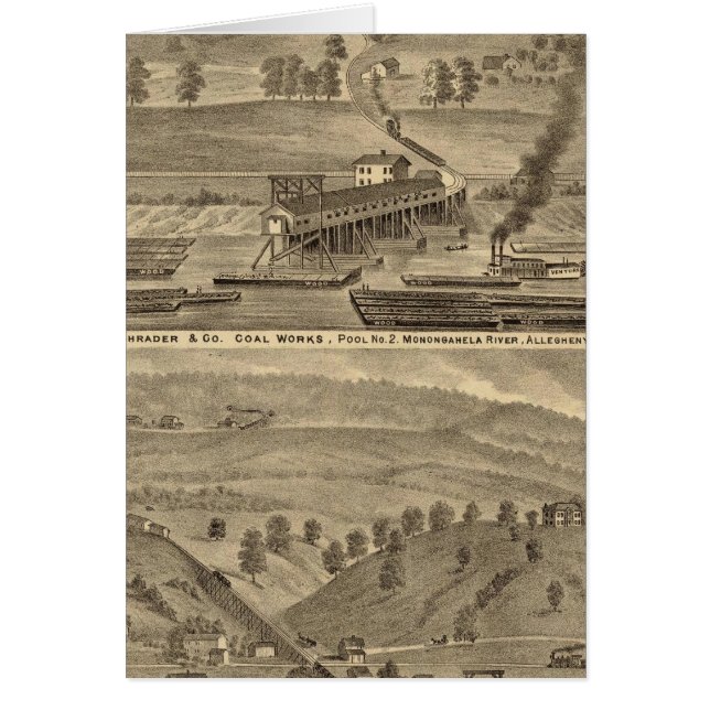 McKeesport Allegheny County, Pennsylvania Hälsningskort (Framsidan)