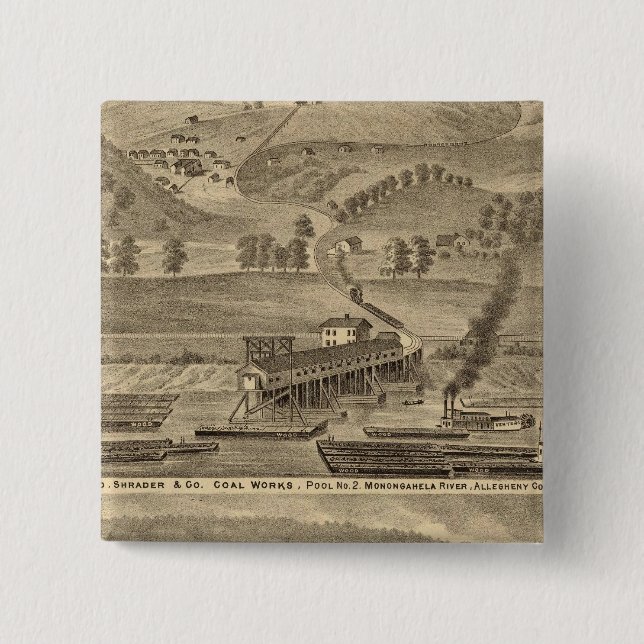 McKeesport Allegheny County, Pennsylvania Knapp (Framsida)