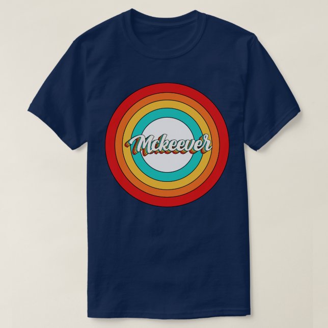 Mckeever Namn Shirt Vintage Mckeever Circle T (Design framsida)