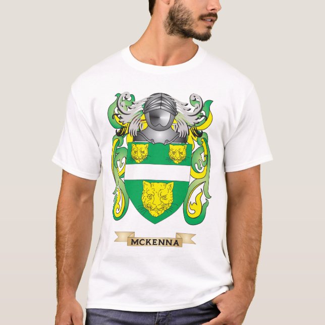 McKenna vapensköld (familjvapenskölden) T Shirt (Framsida)