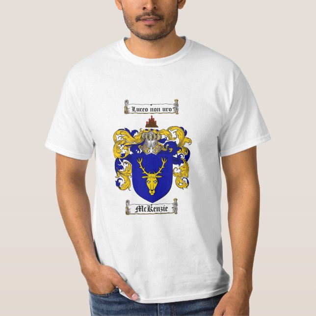Mckenzie familjvapensköld - Mckenzie vapensköld T-shirt (Framsida)