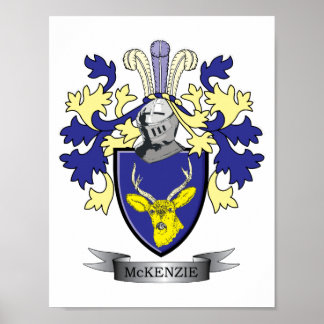 McKenzie Family Crest Jackar om Arm Poster