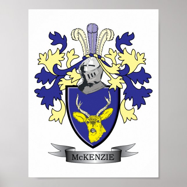 McKenzie Family Crest Jackar om Arm Poster (Framsidan)