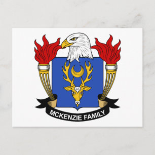 McKenzie Family Crest Vykort