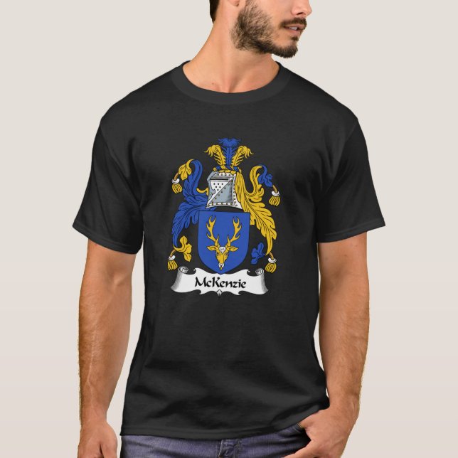 McKenzie Jackar om Arm McKenzie Family Crest T Shirt (Framsida)