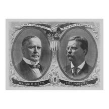 McKinley och Roosevelt Poster