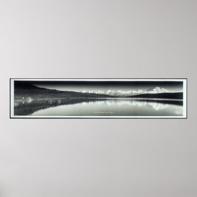 McKinley Park & Alaska Range Yard Long Photo Poster (Framsidan)