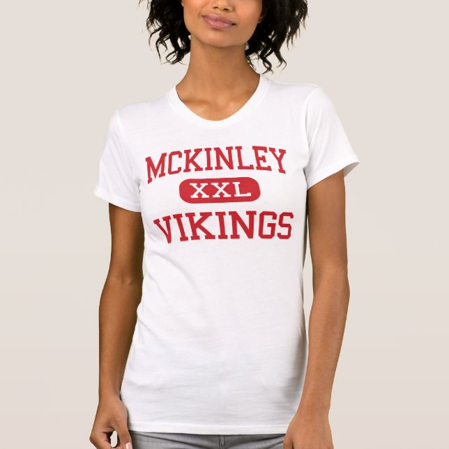 McKinley - Vikings - mittet - Racine Wisconsin T-shirt (Framsida)
