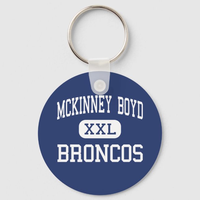 McKinney Boyd - Broncos - High - McKinney Texas Nyckelring (Framsida)
