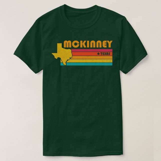 McKinney Texas Vintage Distress Souvenir T Shirt (Design framsida)
