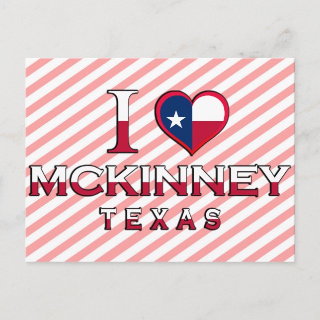 McKinney �, Texas Vykort (Framsida)