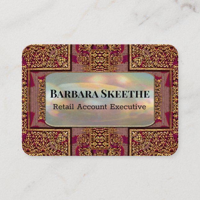 McKintz härlig unik professionell Visitkort (Framsida)