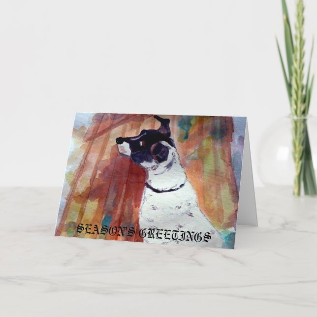 MClairArts kort för husdjur för PawLoversArt (Framsida)