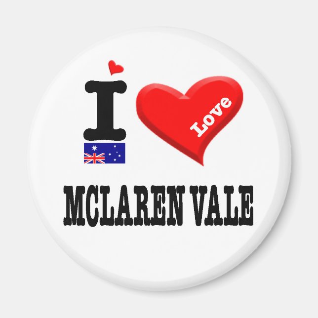 MCLAREN VALE - I Kärlek Magnet (Framsidan)