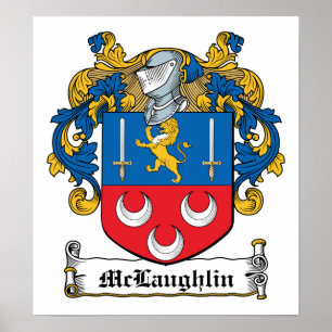 McLaughlin familjvapensköld Poster
