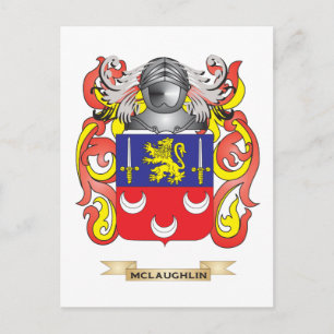 McLaughlin Jackar av Arm (Family Crest) Vykort