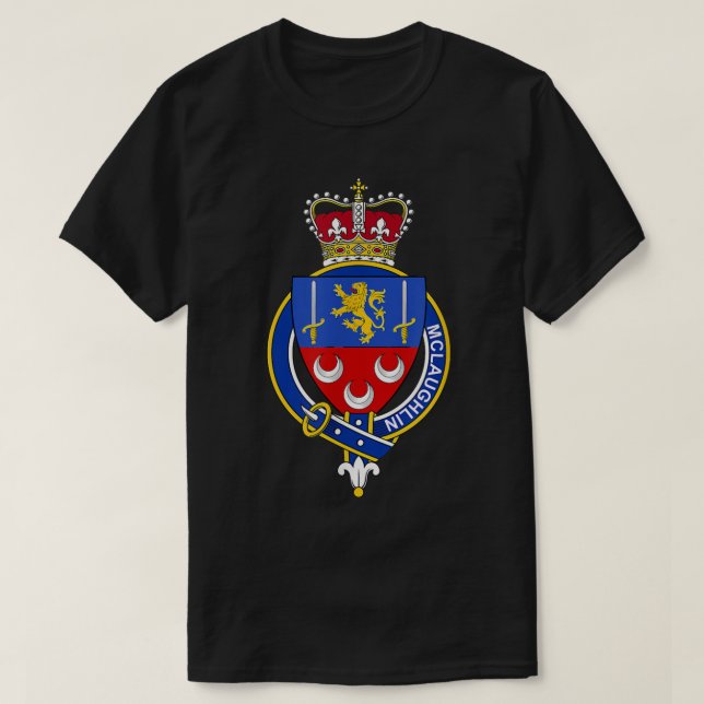 McLaughlin Jackar om Arm Family Crest T Shirt (Design framsida)