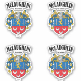 McLaughlin Vapensköld Irish Translation & Meaning  Klistermärken