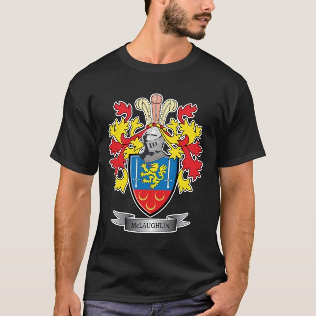 McLaughlin vapensköld Tee Shirt (Framsida)