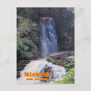 McLean Falls, Nya Zeeland Vykort