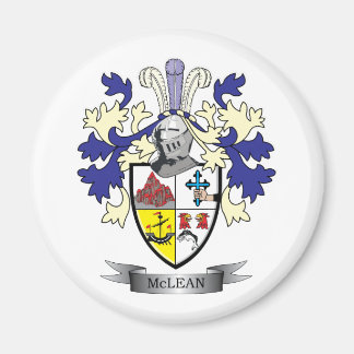 McLean Family Crest Jackar om Arm Magnet