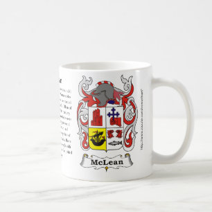 McLean ursprung som är menande och vapenskölden Kaffemugg