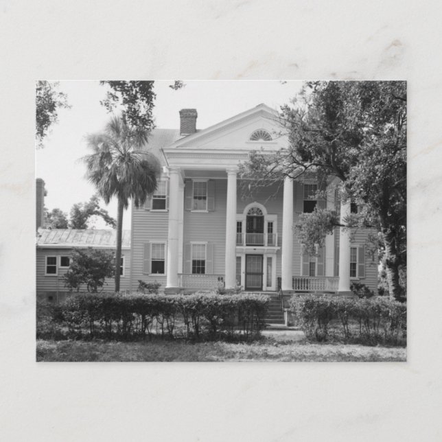 McLeod Plantation James Island SC Postcard Vykort (Framsida)
