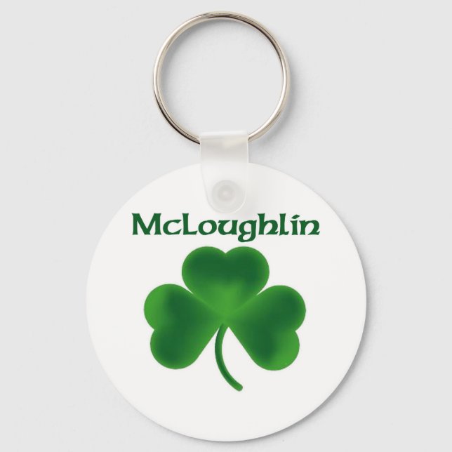 McLoughlin Shamrock Nyckelring (Framsida)