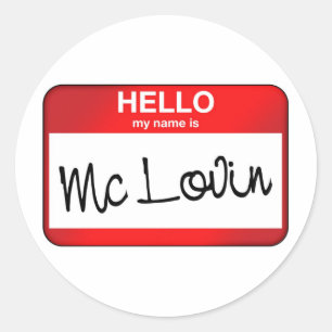 McLovin Runt Klistermärke