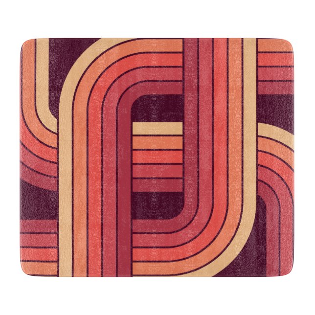 MCM 1970-tals Retro Stil Geometrisk Design (Framsidan)