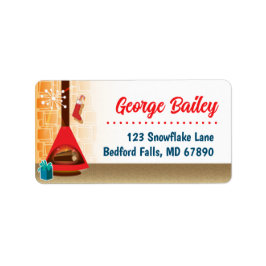 MCM-Adressetiketter för Julkort-matchning Adressetikett