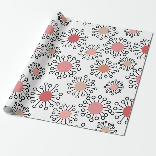 MCM Blommor  Presentpapper (Utrullad)