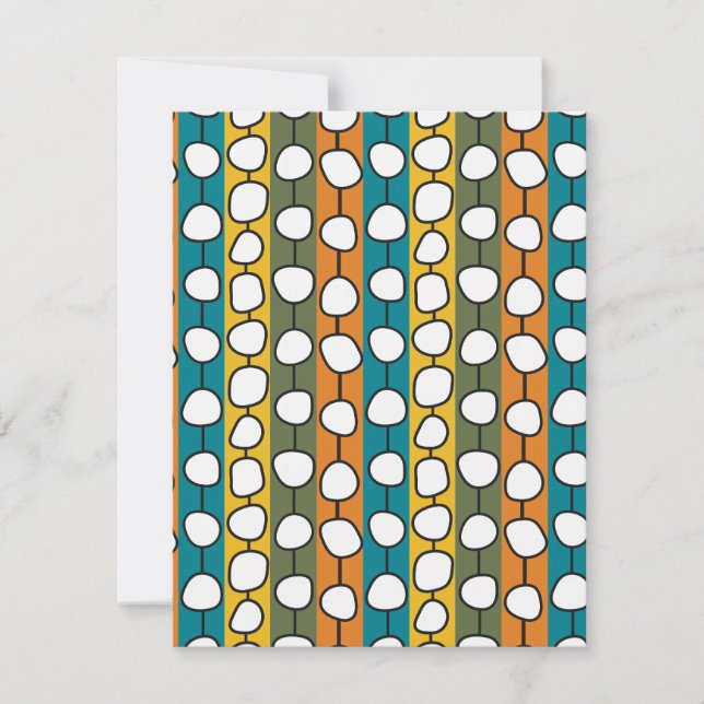 MCM Colorful Linjer Anteckningskort (Framsida)