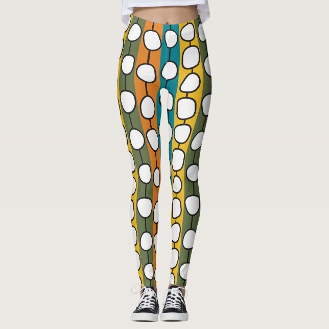 MCM Colorful Linjer Leggings (Framsida)