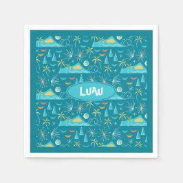 MCM Diamond Head Fireworks Party Pappersservett