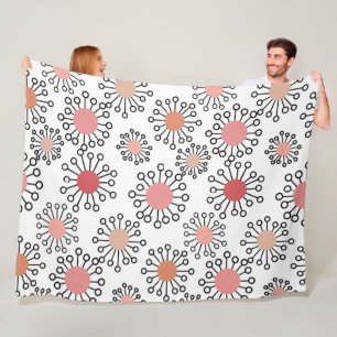 MCM Flowers Fleecefilt