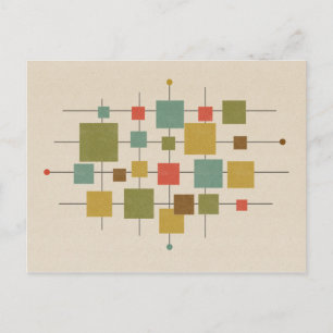 MCM-geometriska kvadrater - multipla Vykort
