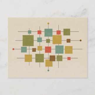 MCM-geometriska kvadrater - multipla Vykort